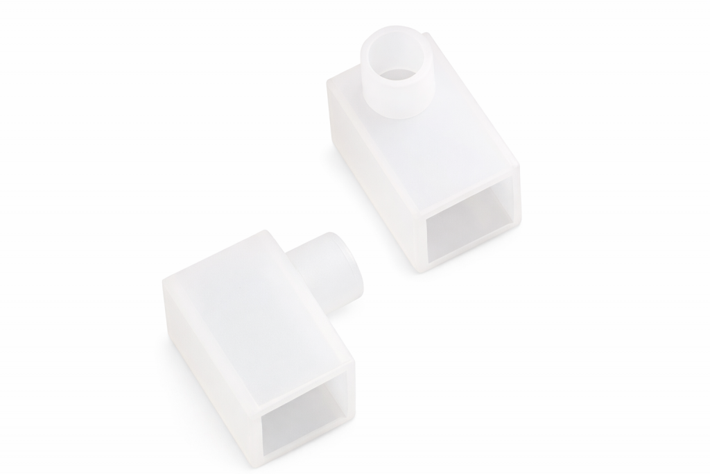 10X10mm Flat Neon Silikon LED Kapağı